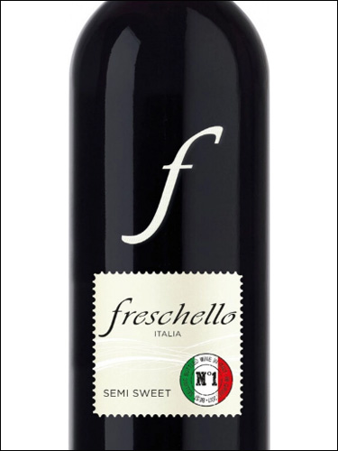 фото Freschello Rosso Semi Sweet Фрескелло Россо Семи Свит Италия вино красное