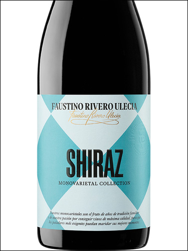 фото вино Faustino Rivero Ulecia Shiraz 