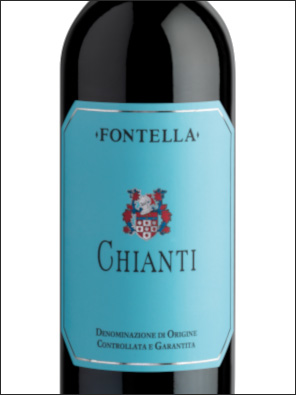 фото Fontella Chianti DOCG Фонтелла Кьянти Италия вино красное