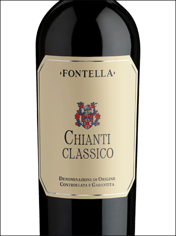 фото Fontella Chianti Classico DOCG Фонтелла Кьянти Классико Италия вино красное